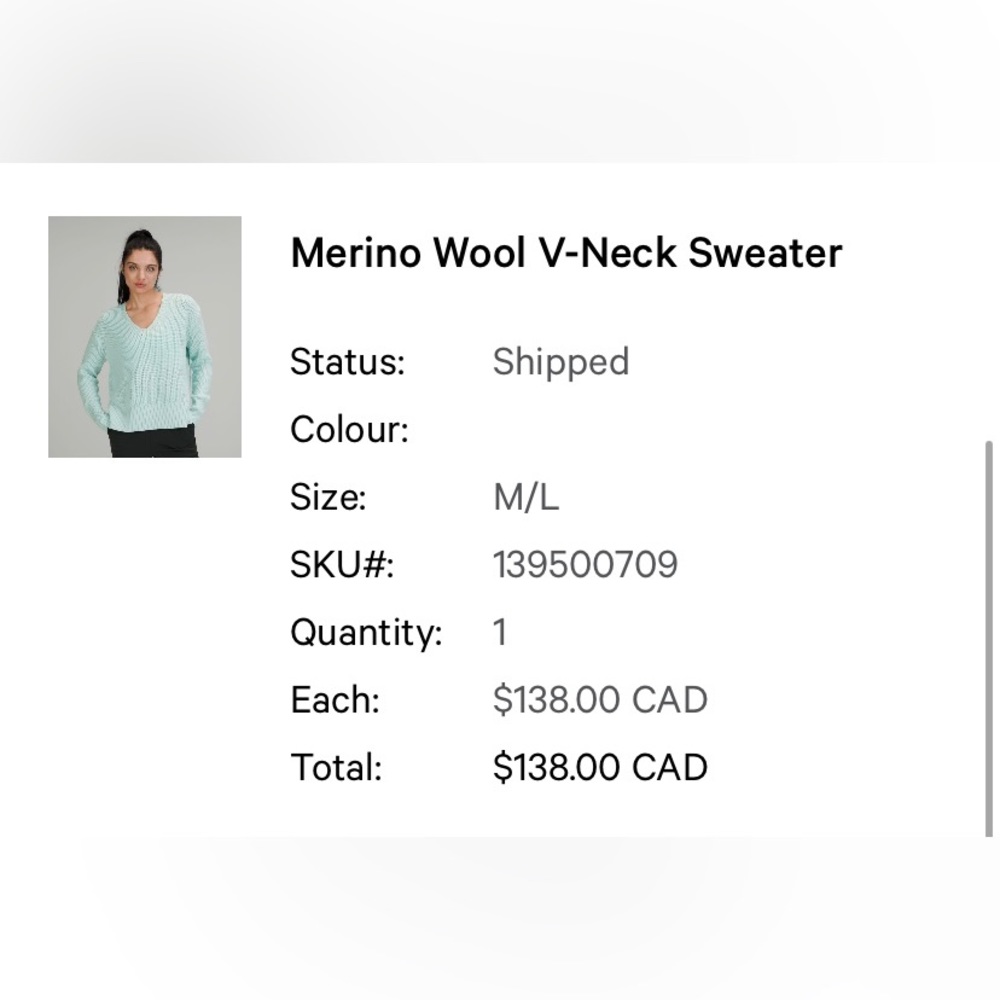 Sweater lululemon